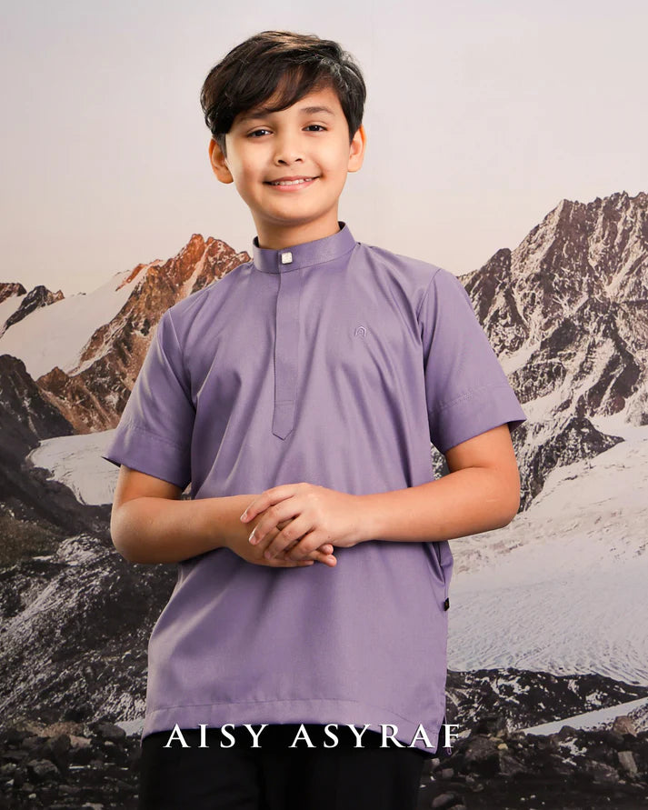 Kurta Kaffy kids - Dusty Purple