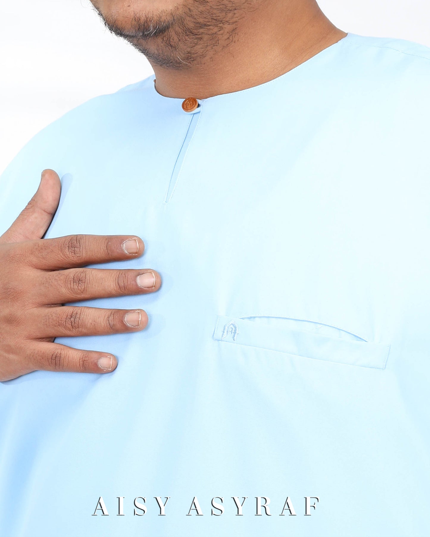 Kurta Saufa Plussize - Baby Blue