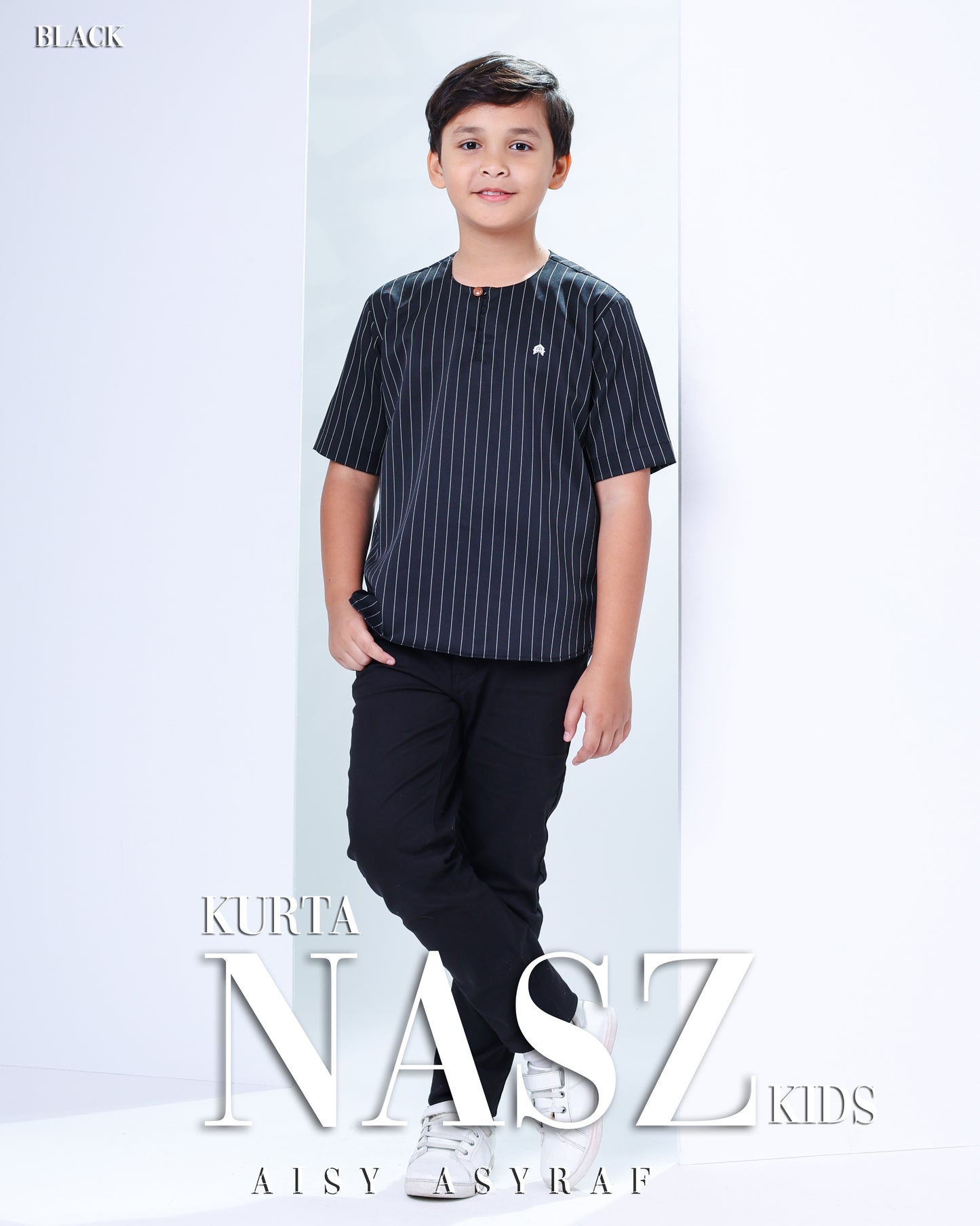 Kurta Nasz kids - Black