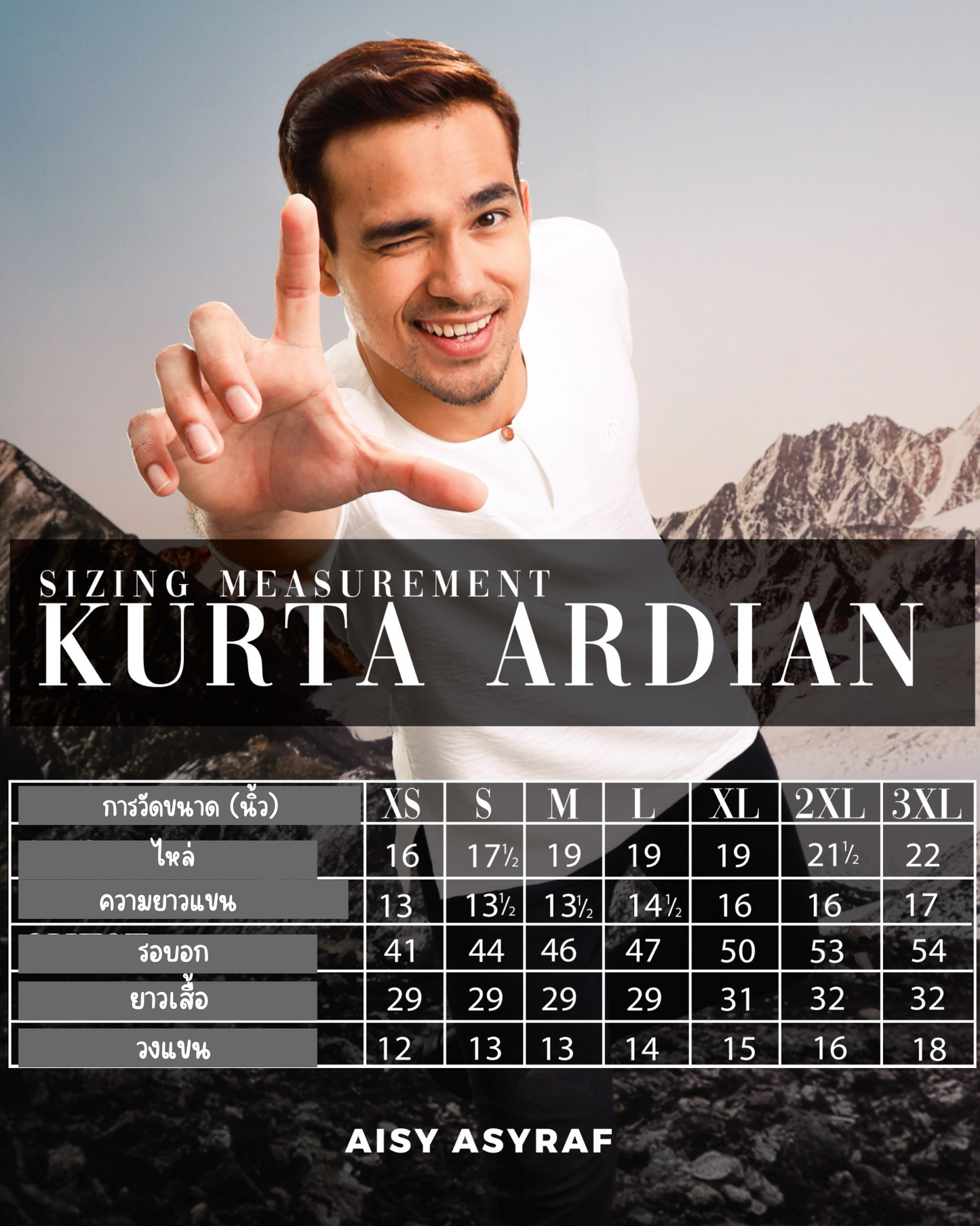 Kurta Adrian - Navy Blue