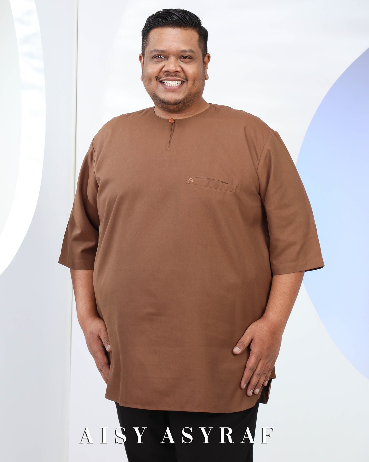 Kurta Saufa Plussize - Dark Brown