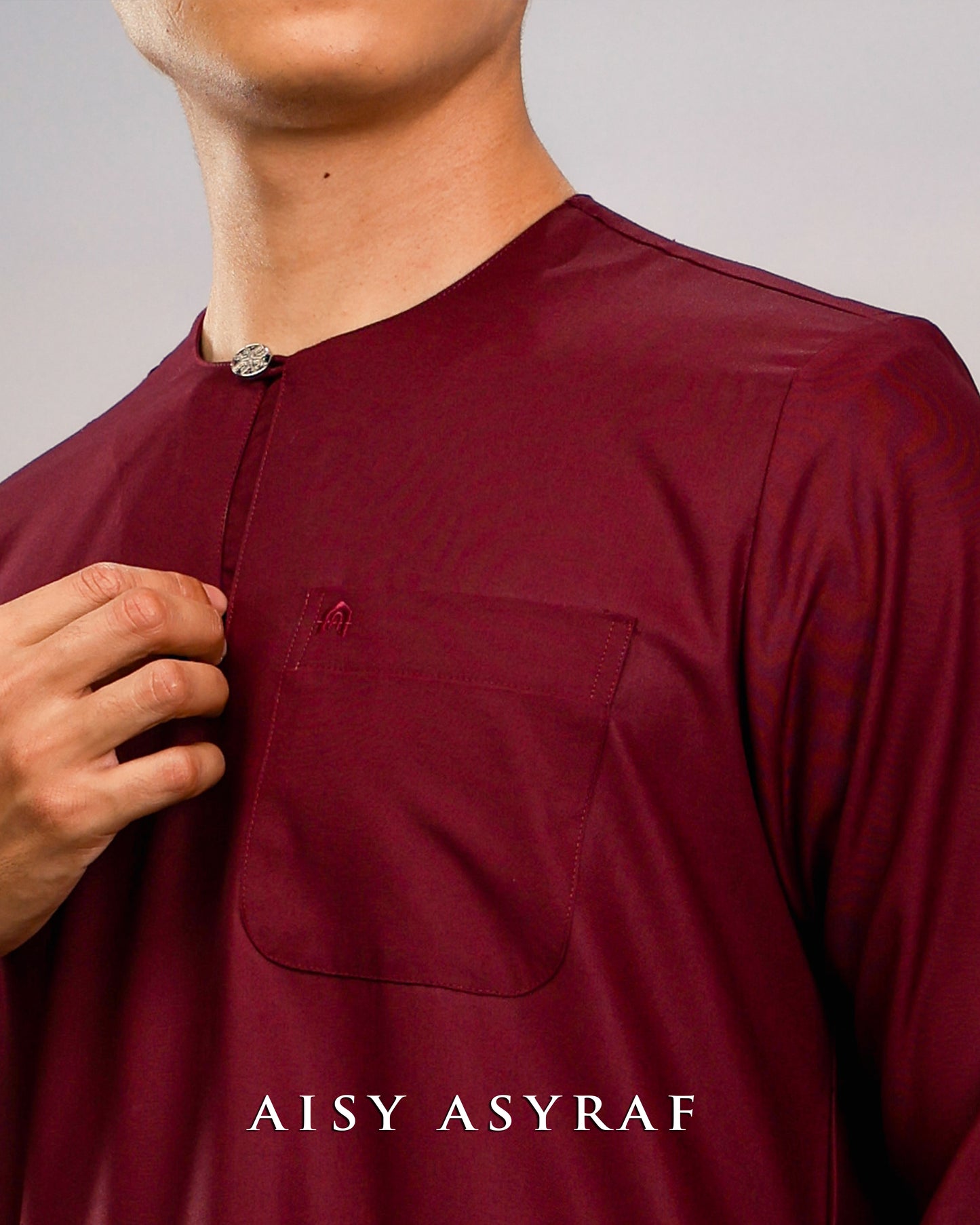Jubah Luvia - Maroon
