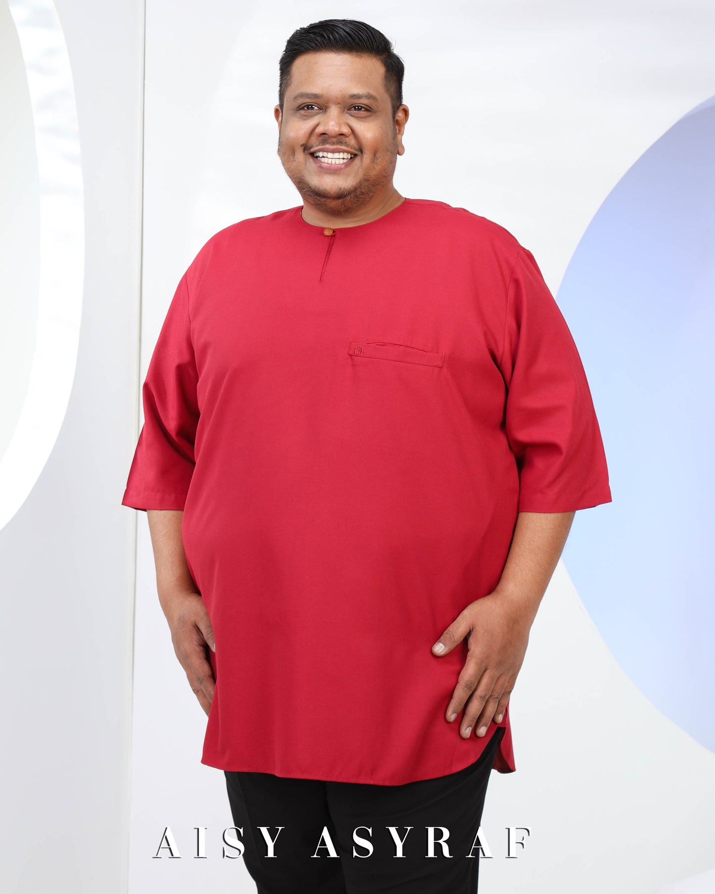Kurta Saufa Plussize - Red