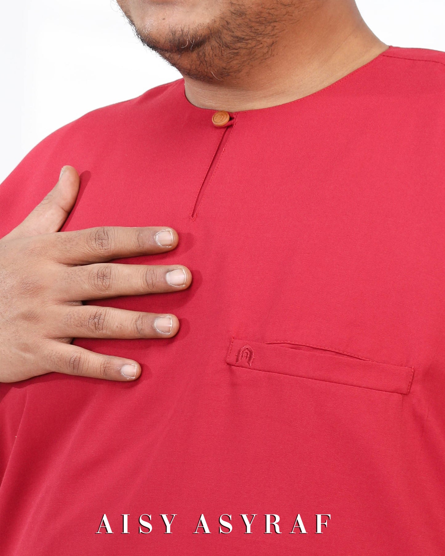 Kurta Saufa Plussize - Red