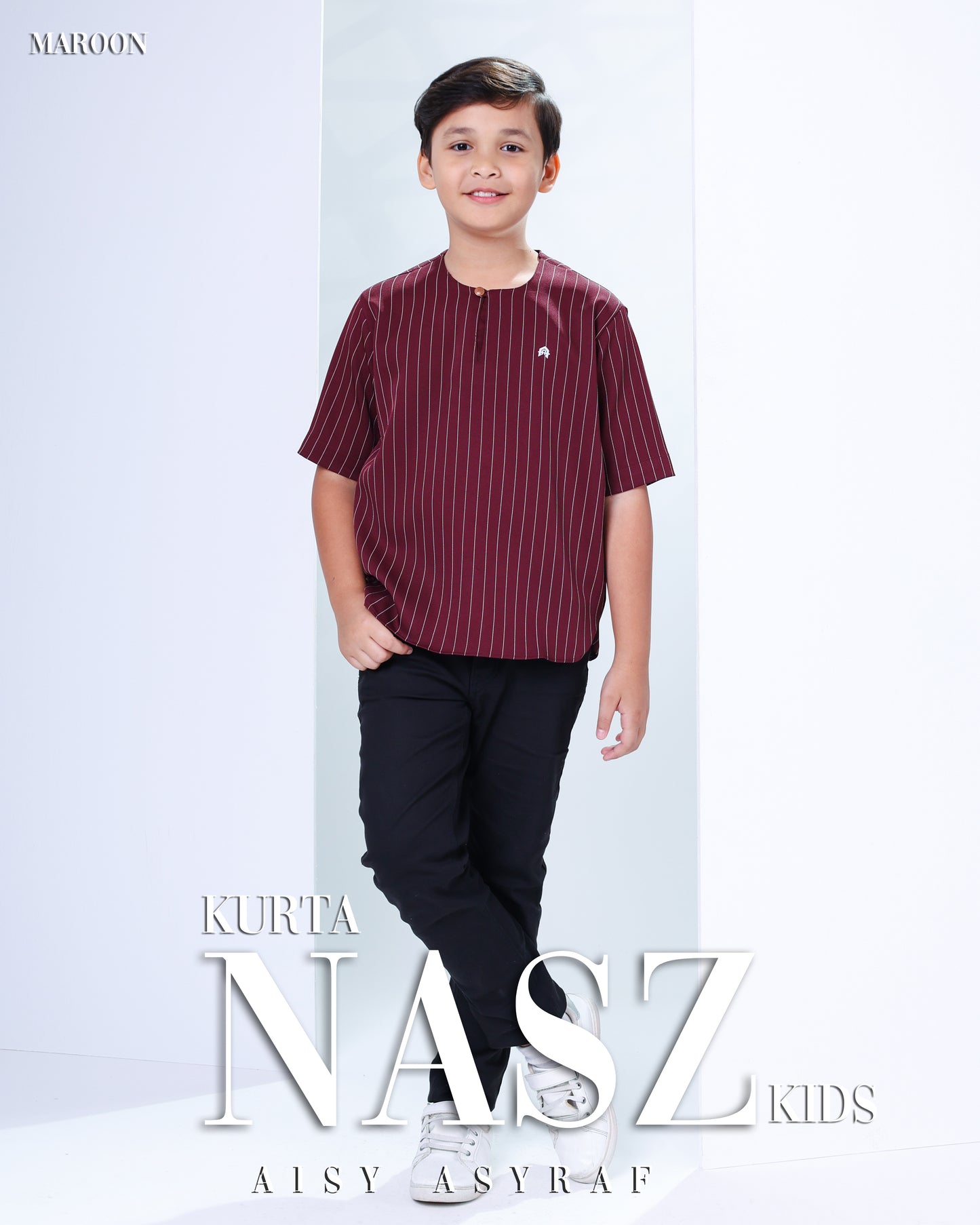 Kurta Nasz kids - Maroon