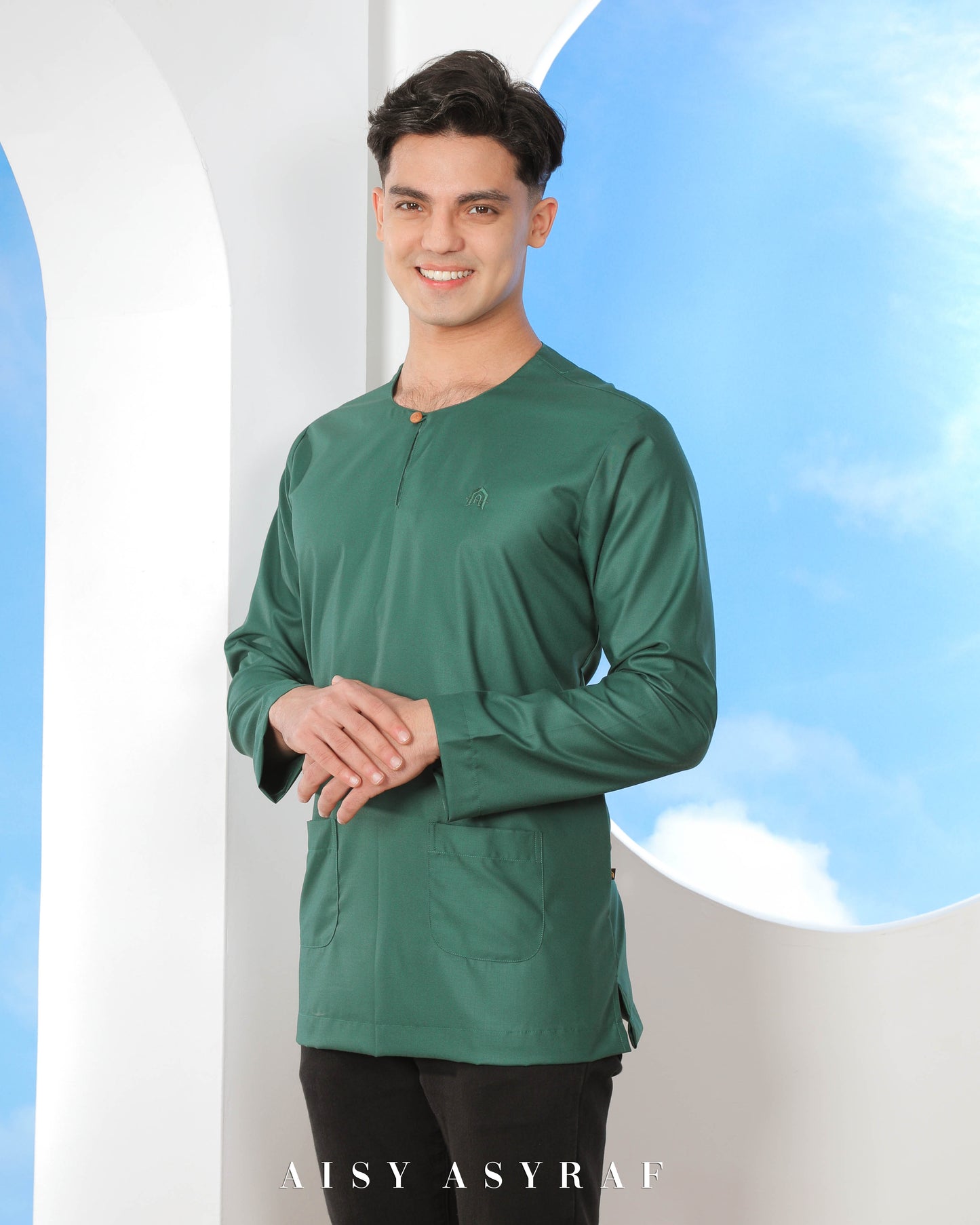 Kurta Afgan - Emerald Green