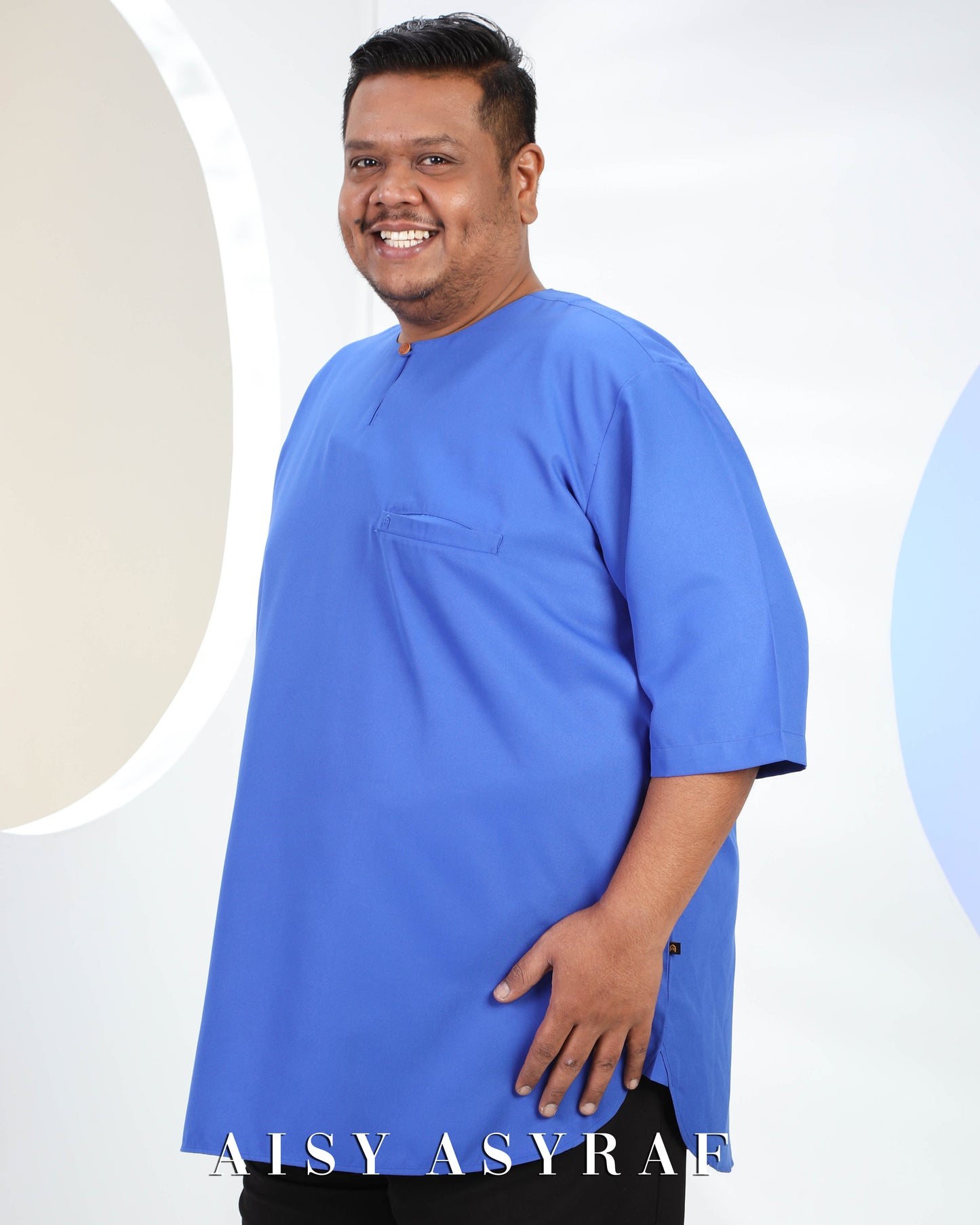 Kurta Saufa Plussize - Royal Blue
