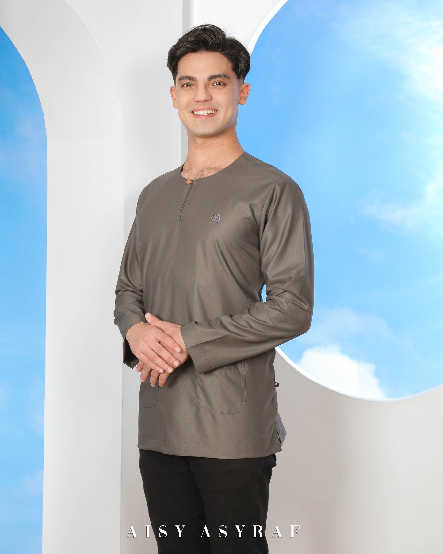 Kurta Afgan - Charcoal