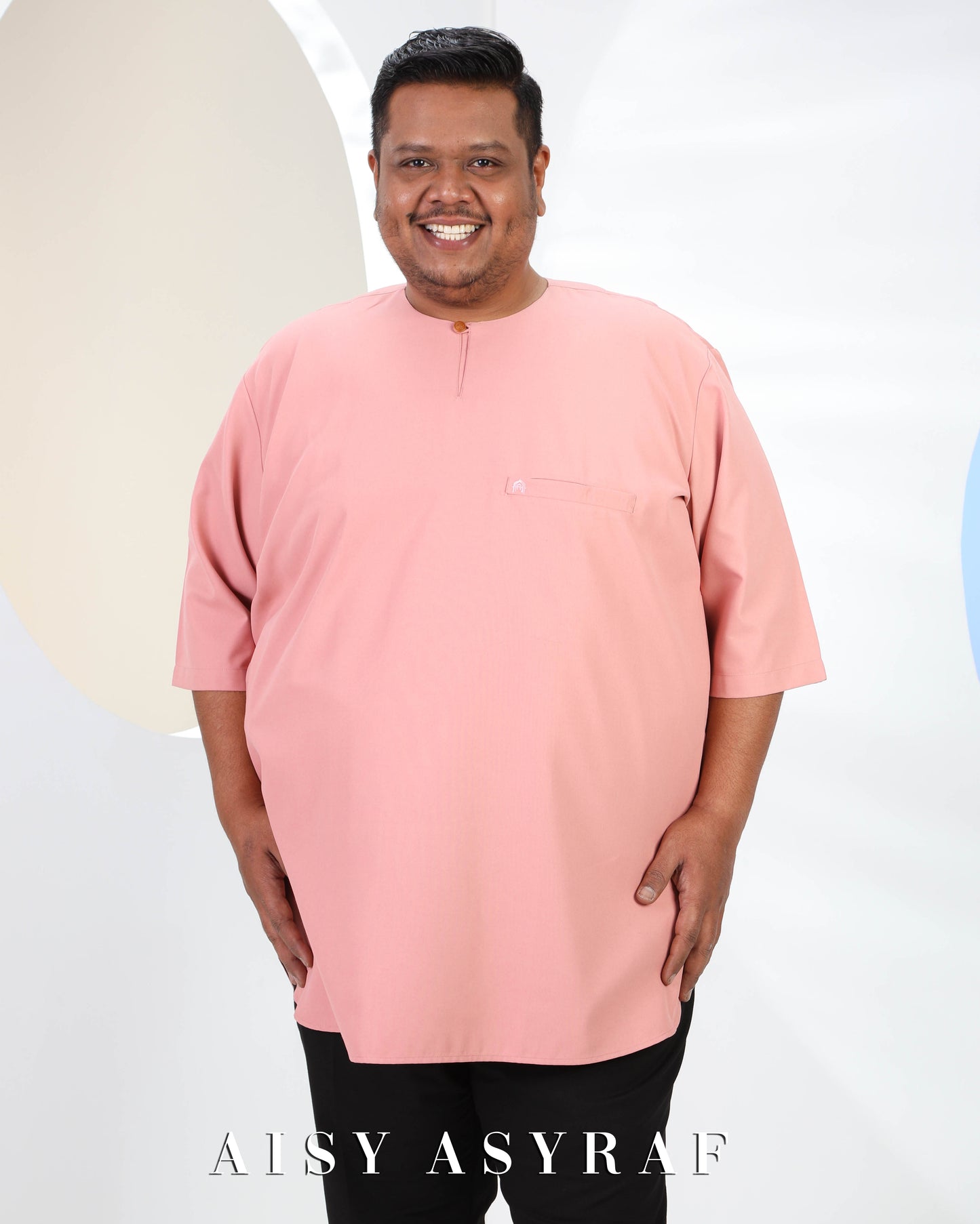 Kurta Saufa Plussize - Rose pink