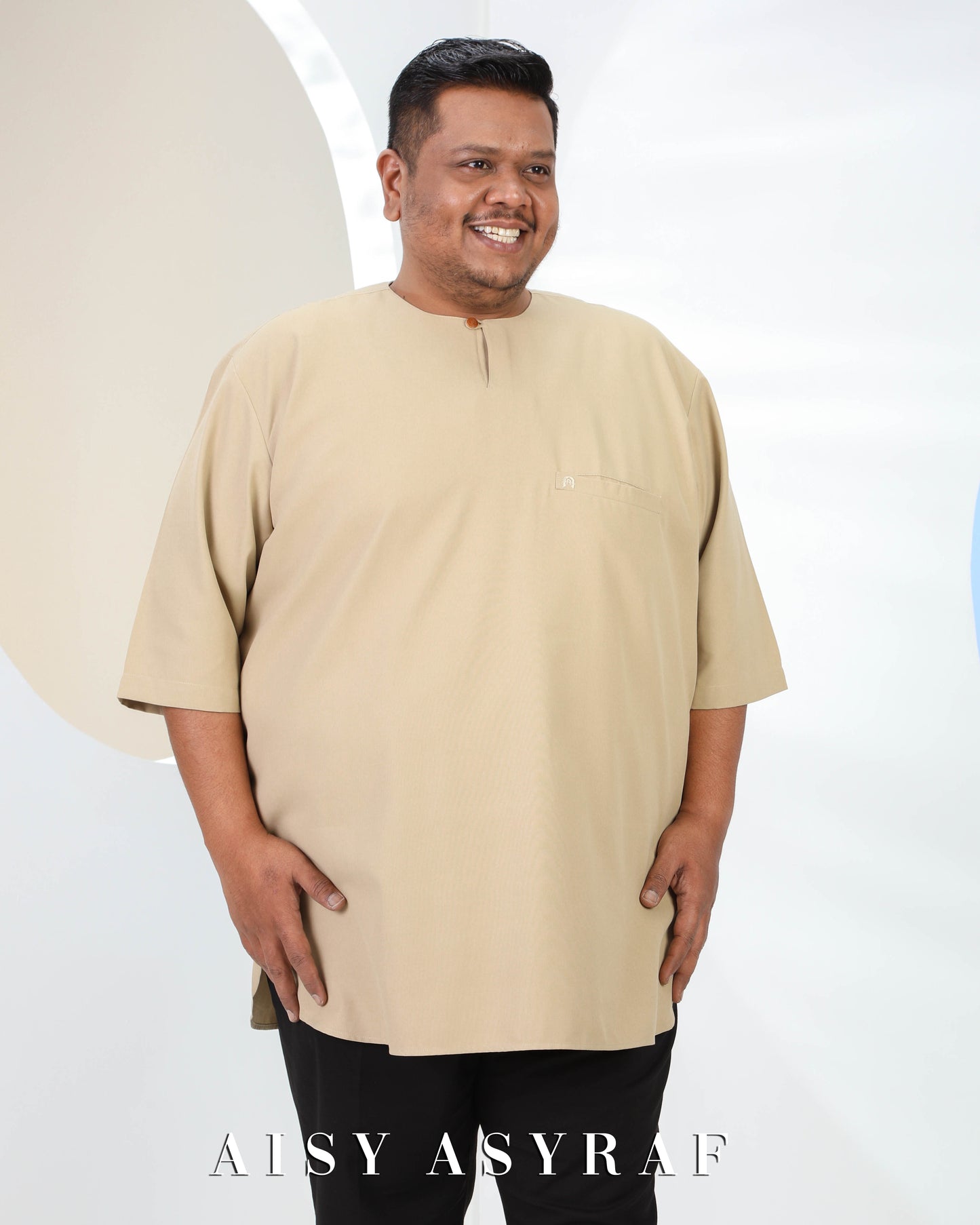 Kurta Saufa Plussize - Beige