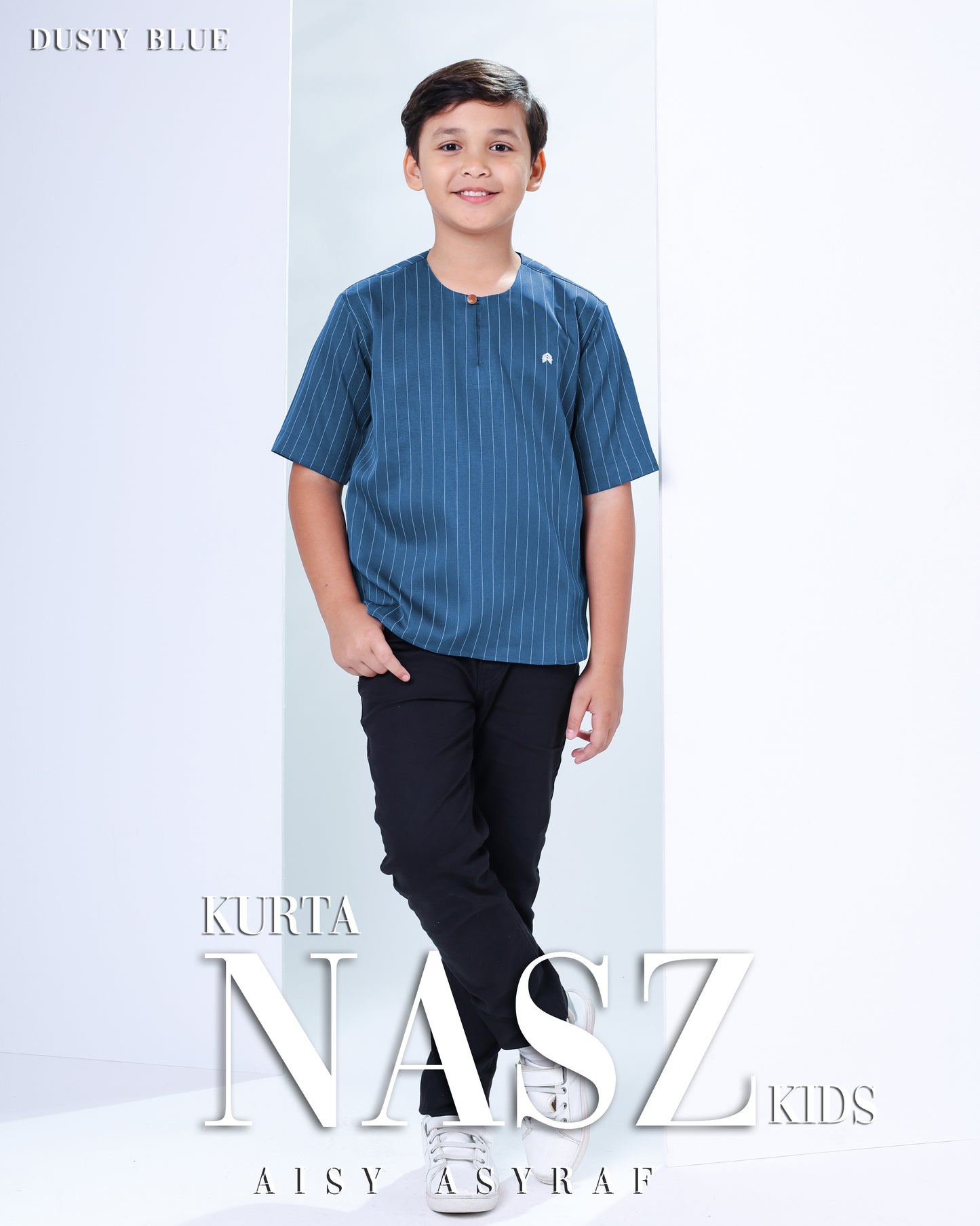 Kurta Nasz kids - Dusty Blue