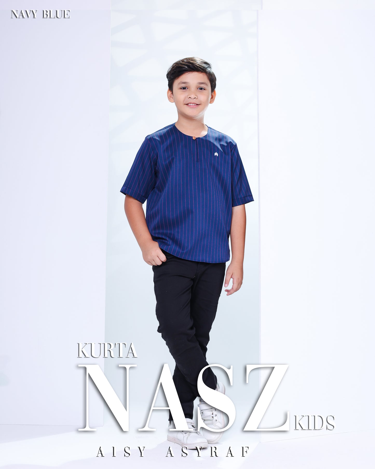 Kurta Nasz kids - Navy Blue