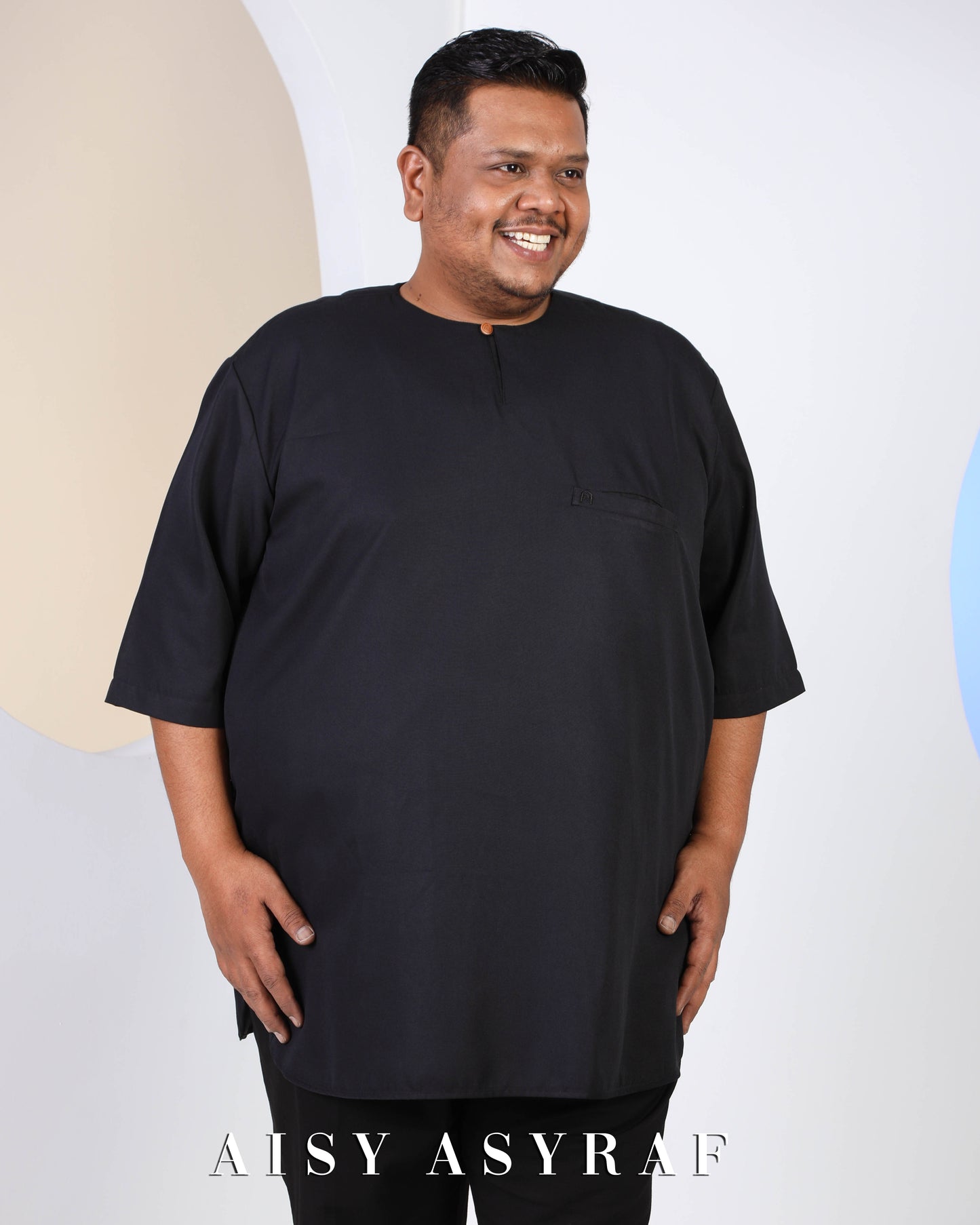 Kurta Saufa Plussize - Black