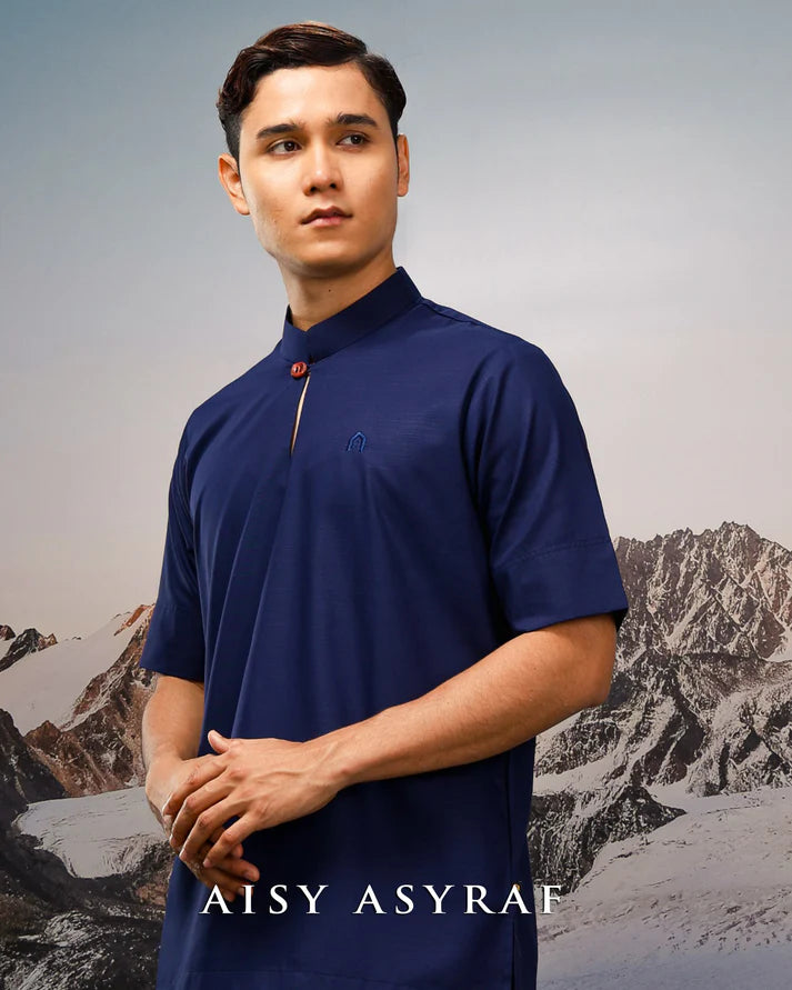 Kurta Andani - Navy Blue