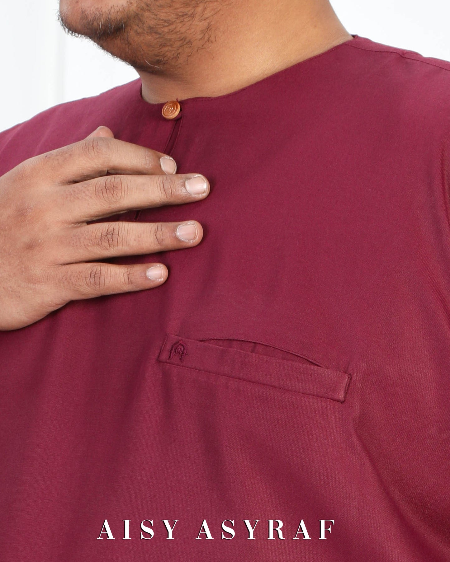 Kurta Saufa Plussize - Dark Maroon