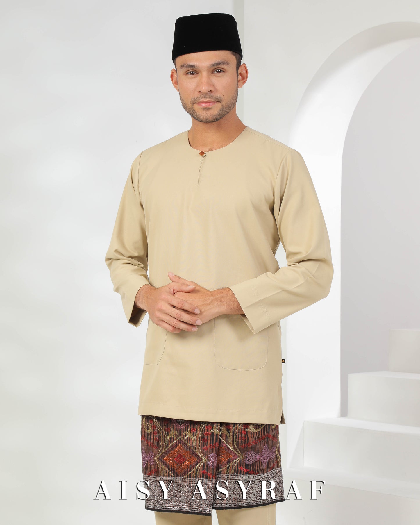 Baju Melayu Fayyad - Beige