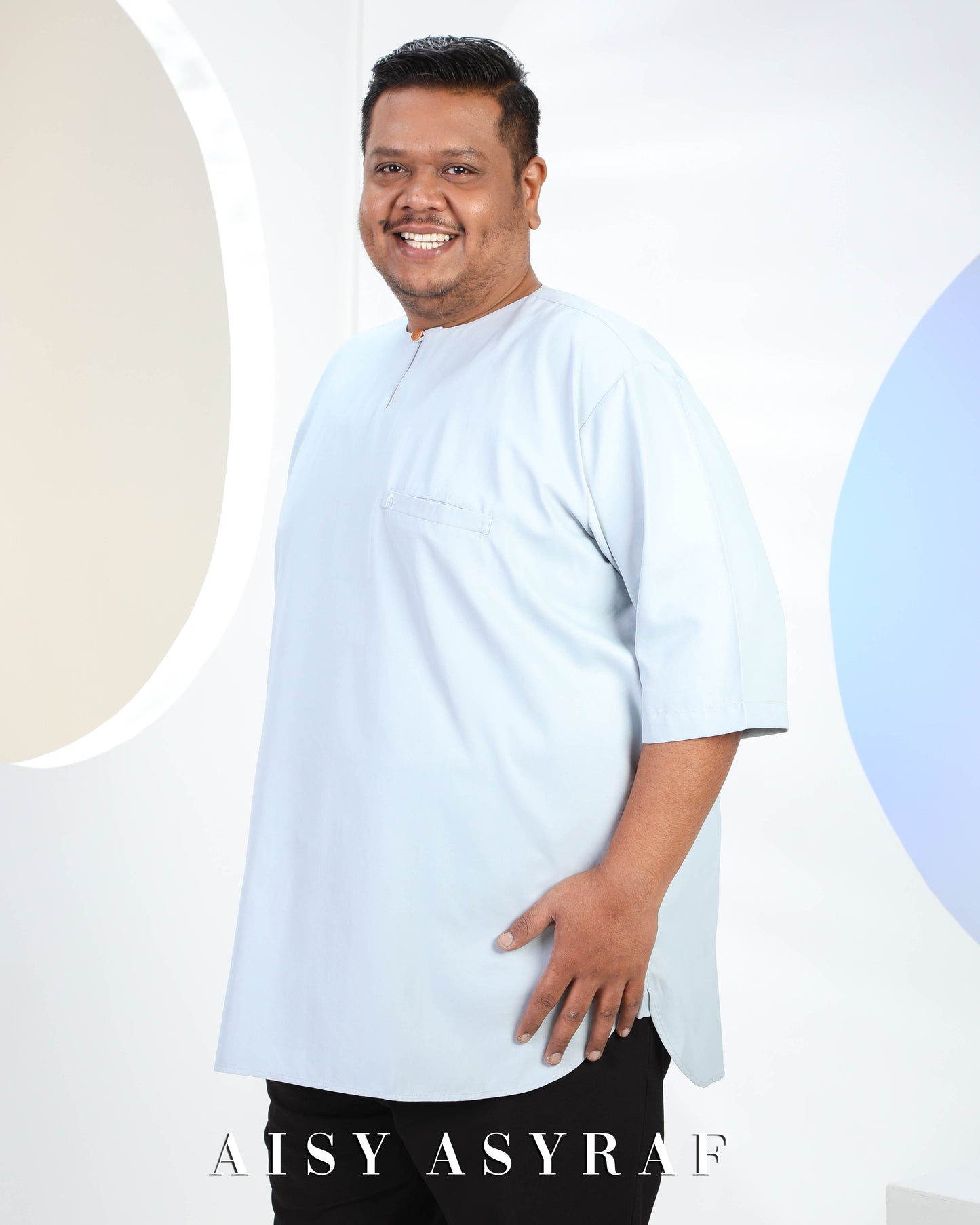 Kurta Saufa Plussize - Liight Grey