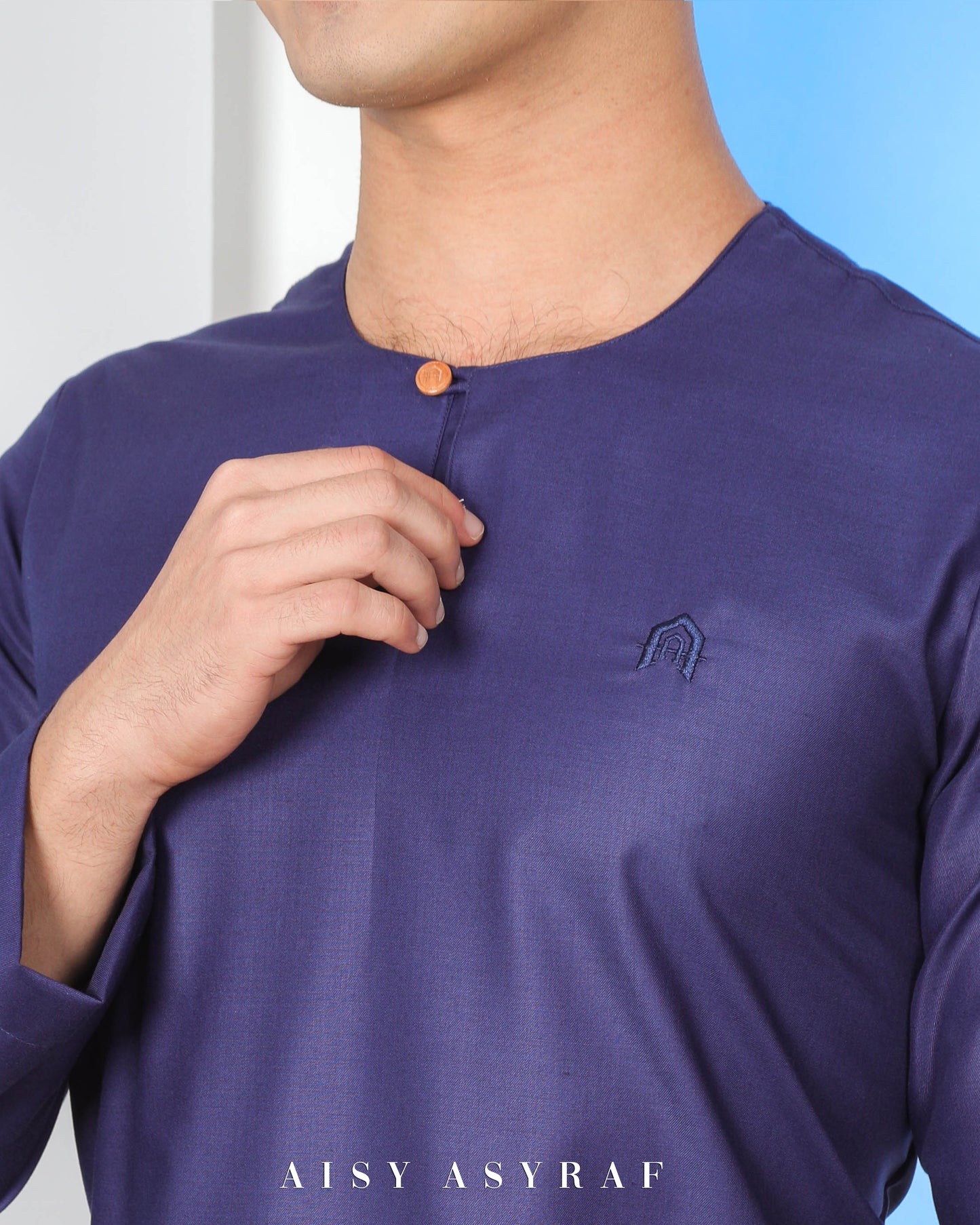 Kurta Afgan - Navy Blue