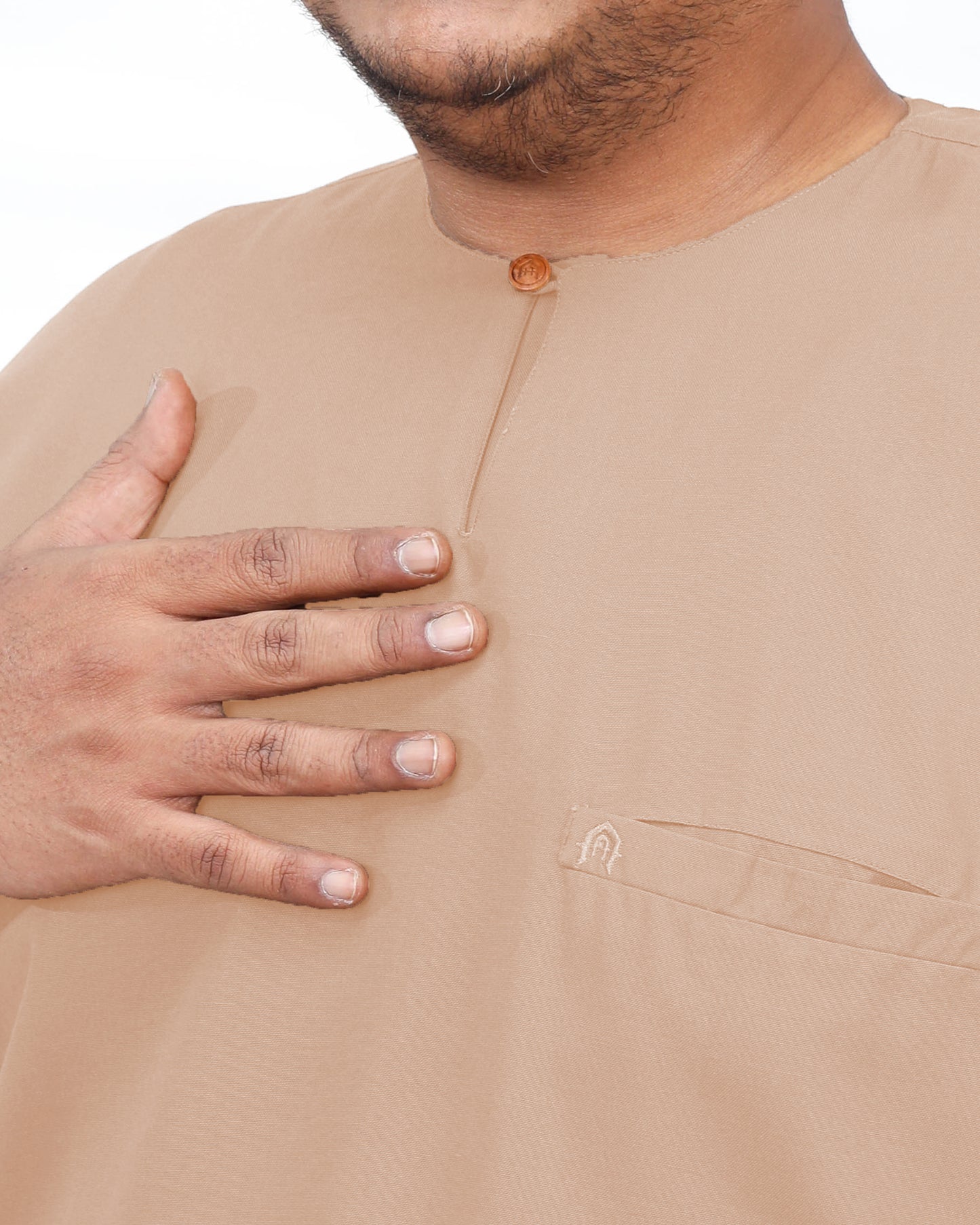 Kurta Saufa Plussize - Cedar Brown