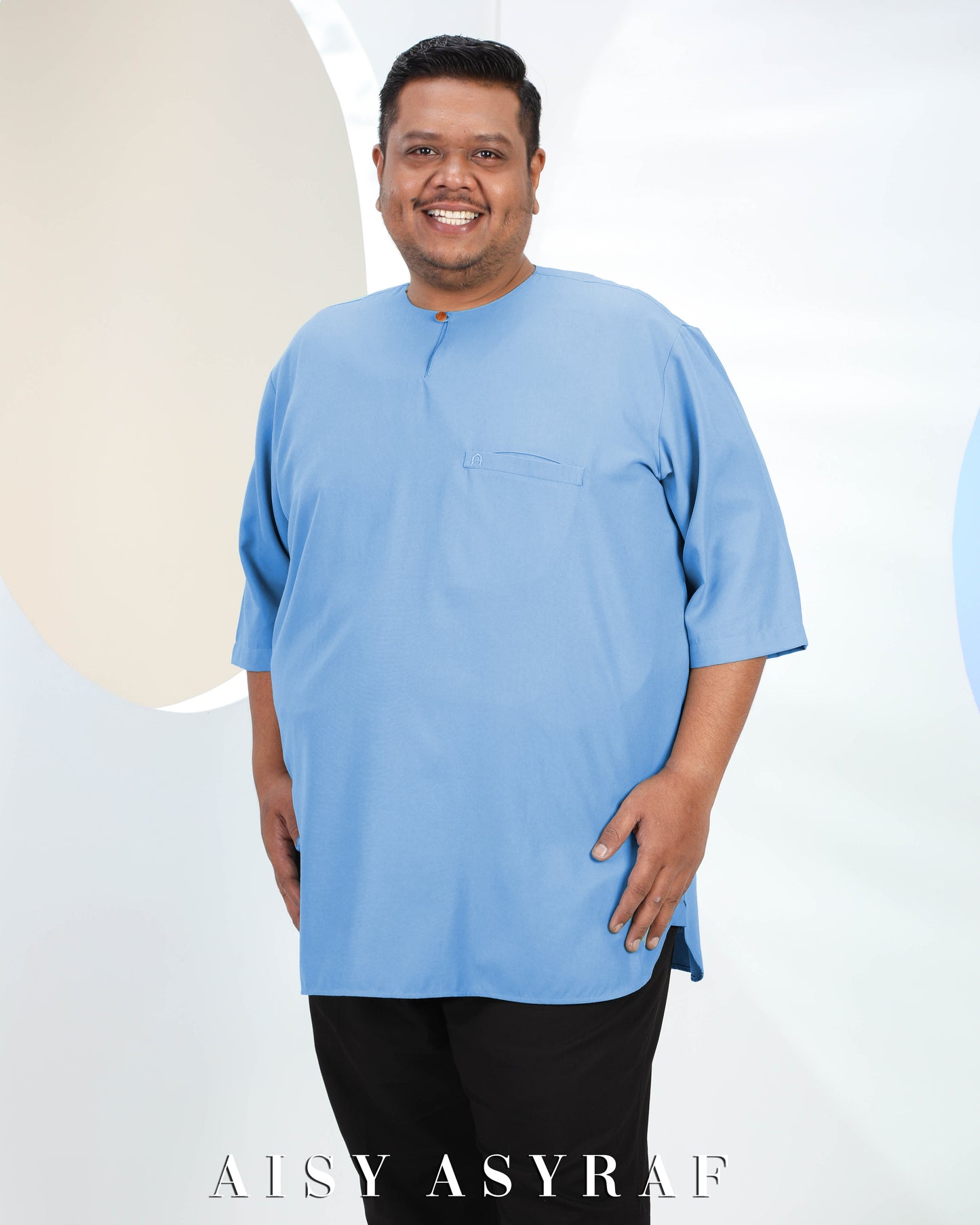 Kurta Saufa Plussize - Dusty Blue