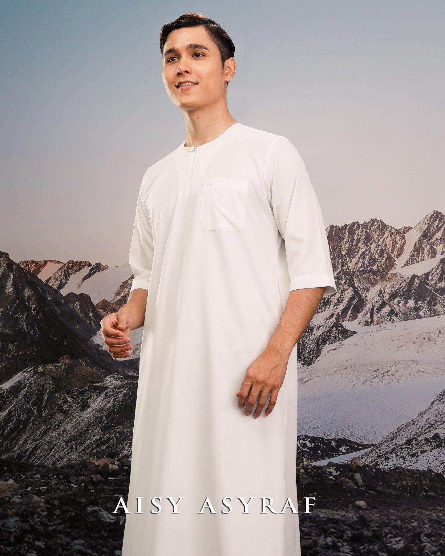 Jubah Luvia - White