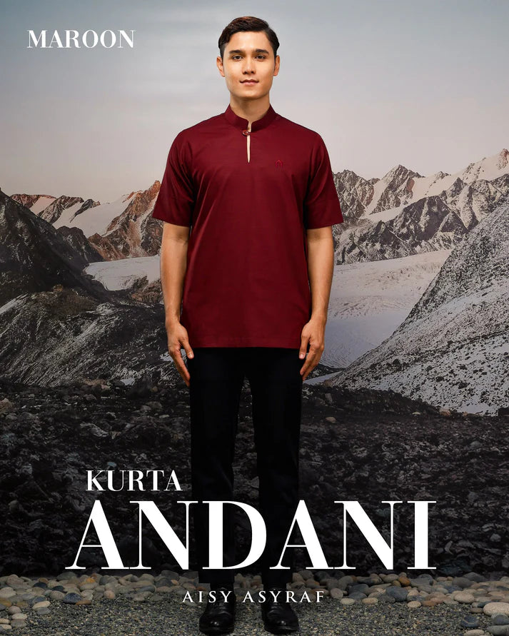 Kurta Andani - Maroon