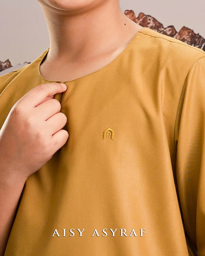 Kurta Layta Kids - Mustard
