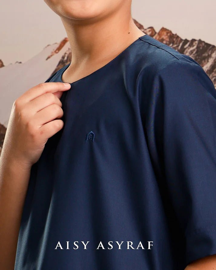 Kurta Layta Kids - Navy Blue