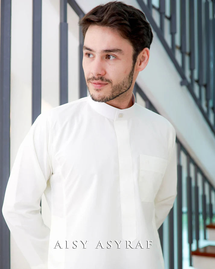 Jubah Yusra - Cream