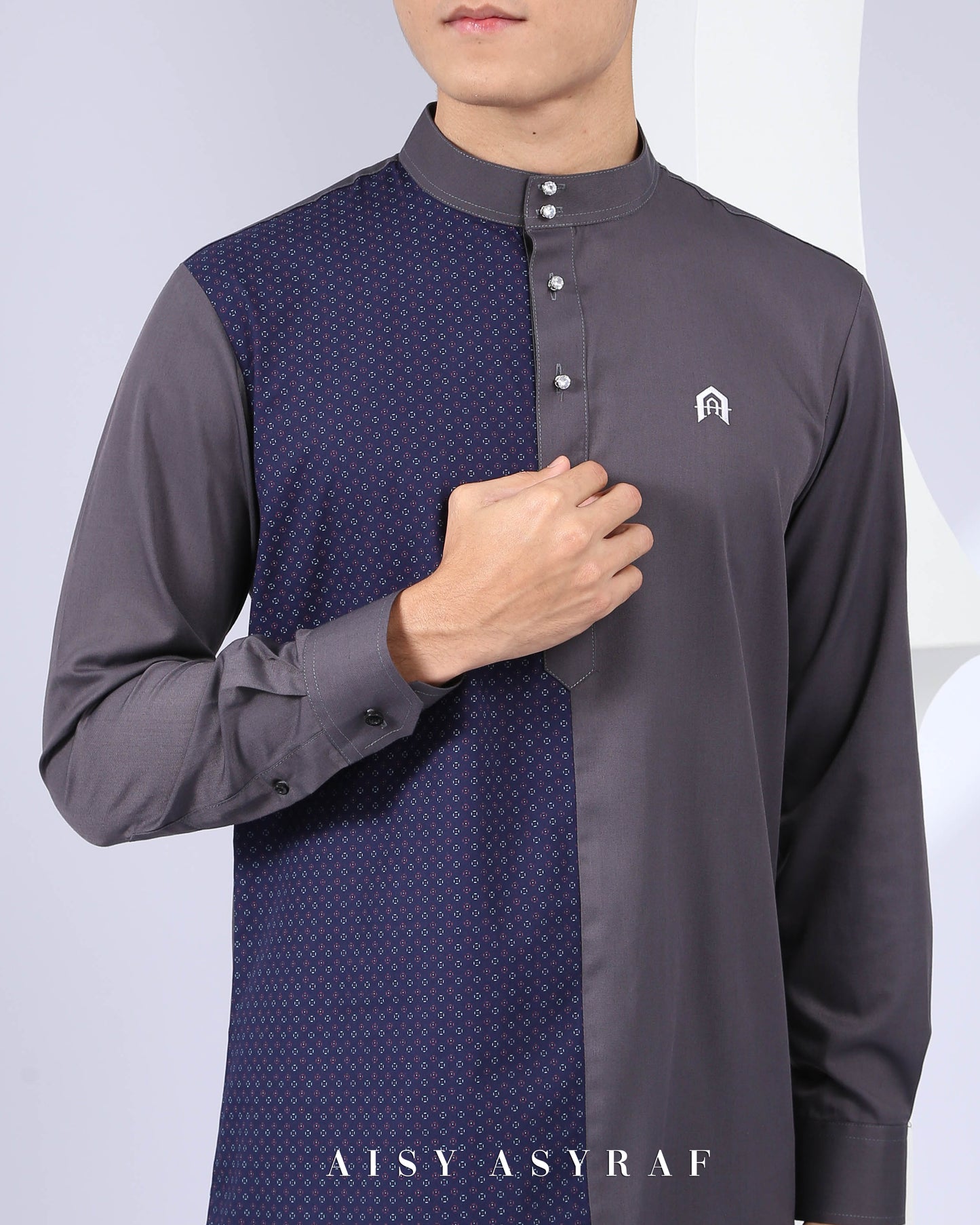 Kurta Nabeela - Dark Grey (Code 27)