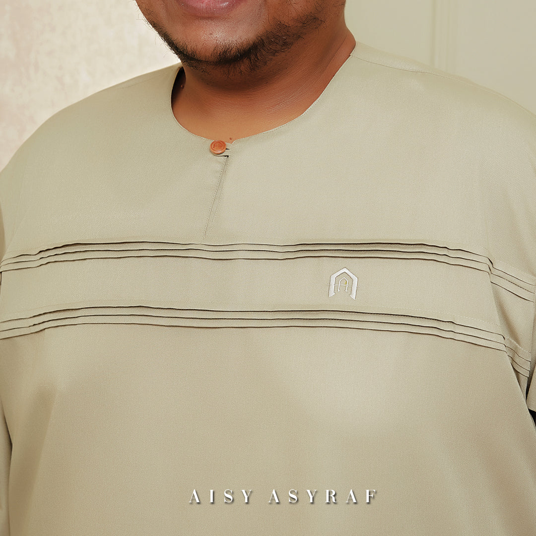 Kurta Jurjani Plussize - Beige