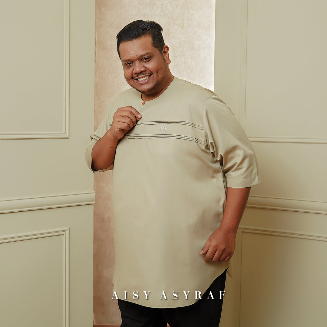 Kurta Jurjani Plussize - Beige