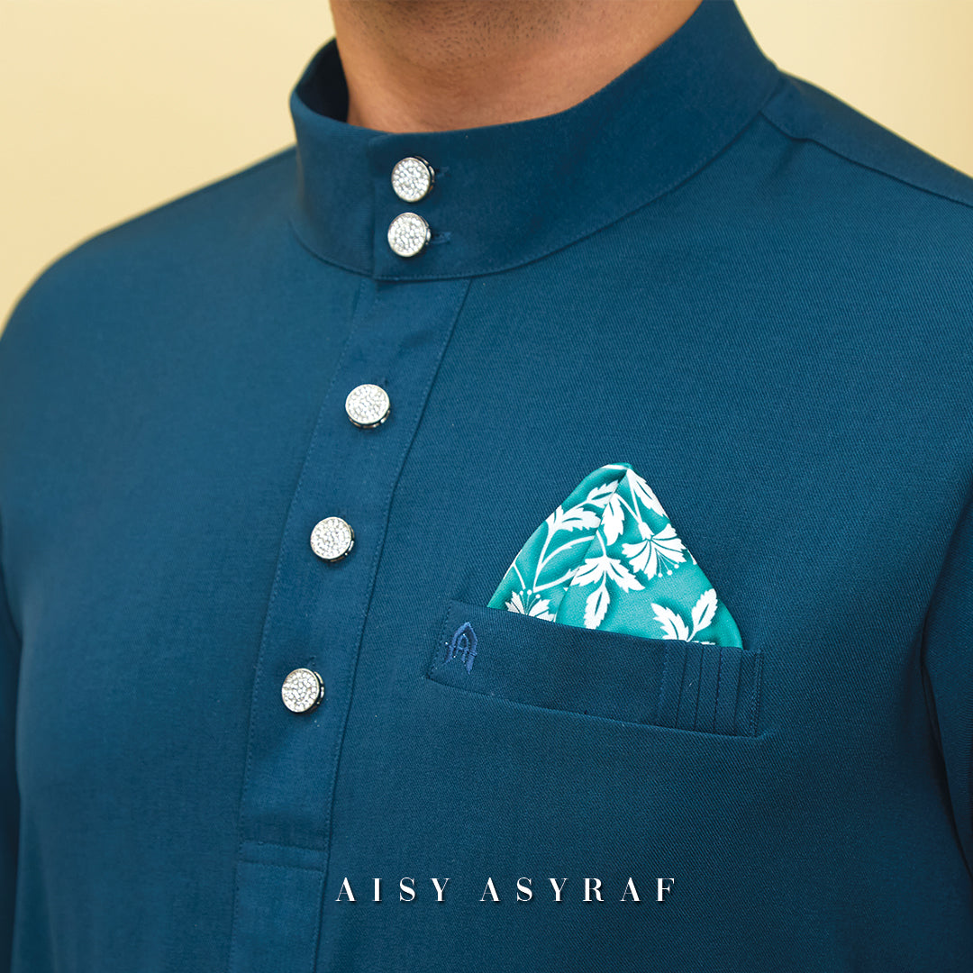 Baju Melayu Tilka - Blue Turqouise