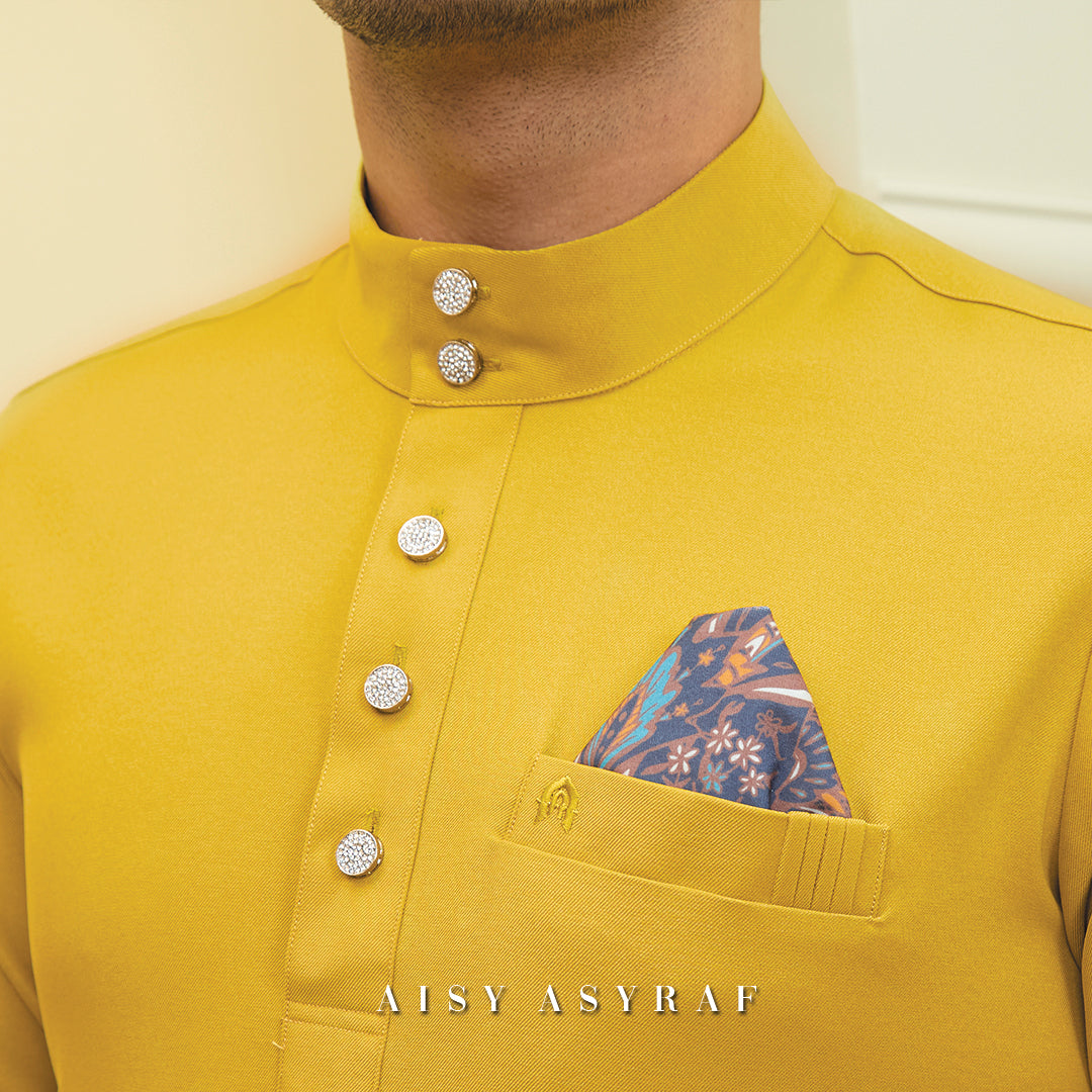 Baju Melayu Tilka - Yellow Bee