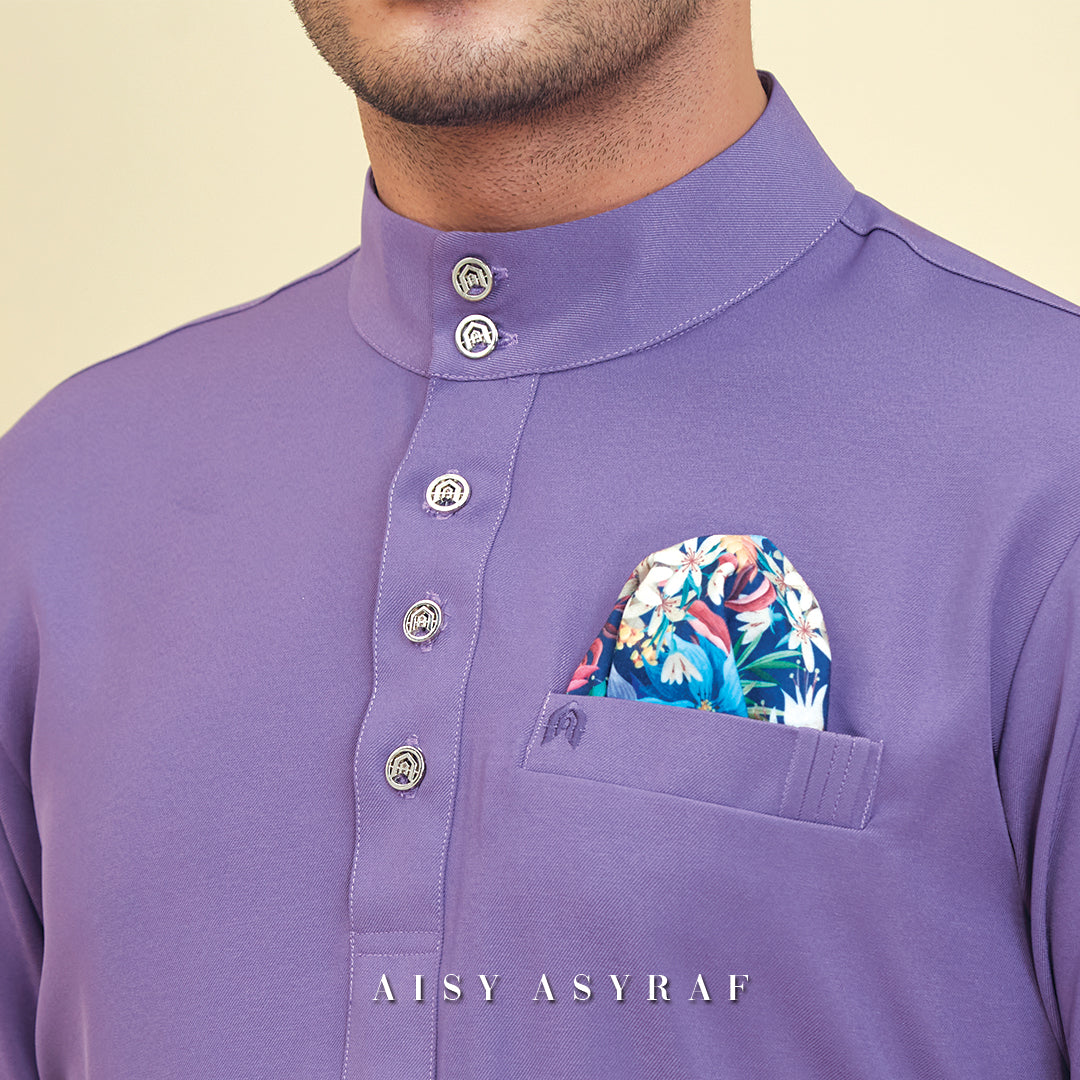 Baju Melayu Tilka - Purple Yam