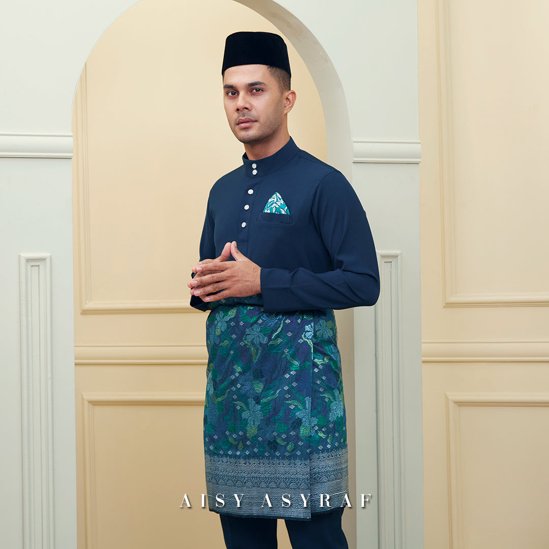 Baju Melayu Tilka - Dark Blue