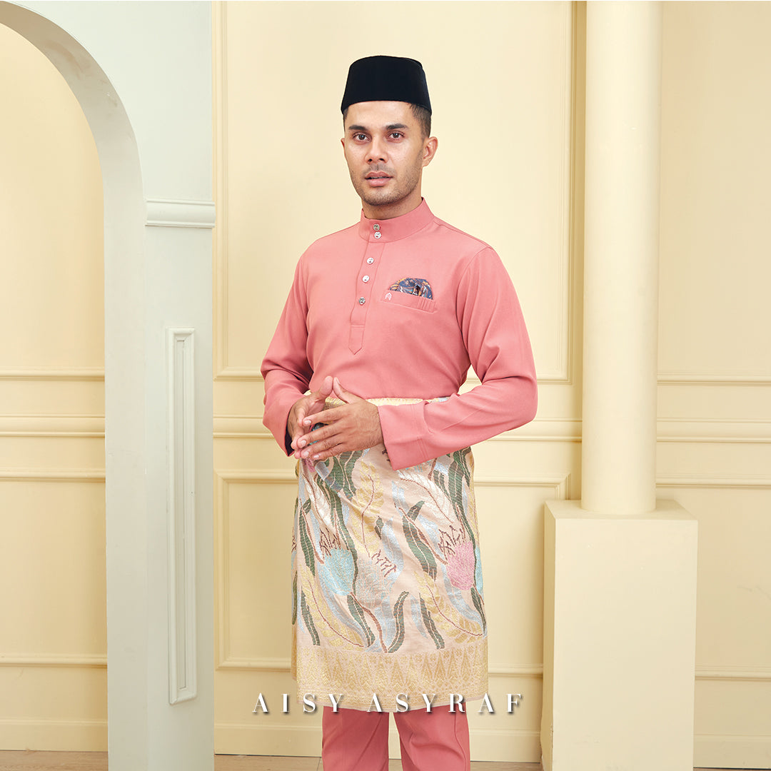 Baju Melayu Tilka -Rose Pink