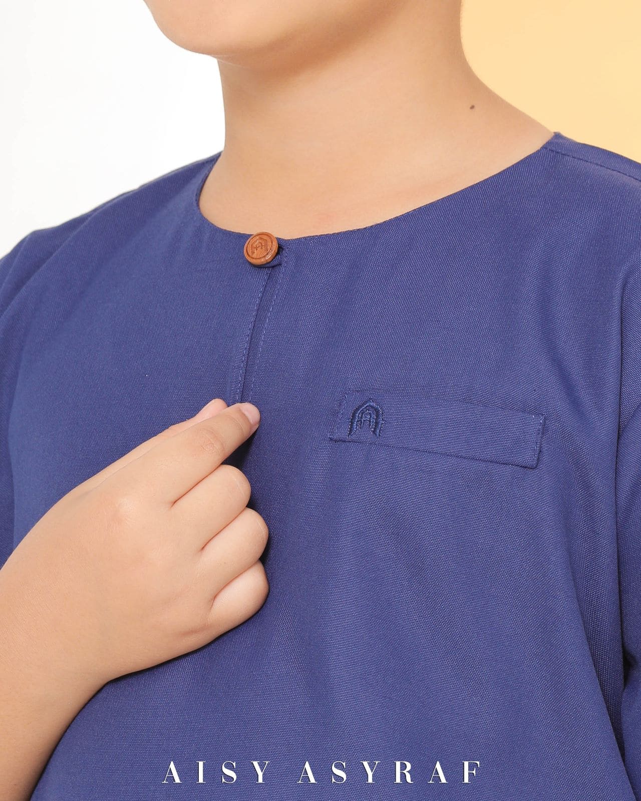 Kurta Zayne Kids - Navy Blue