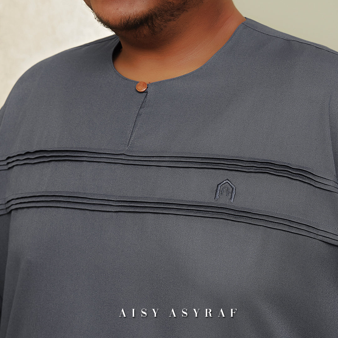 Kurta Jurjani Plussize - Dark Grey