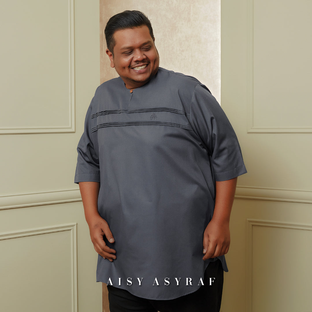 Kurta Jurjani Plussize - Dark Grey