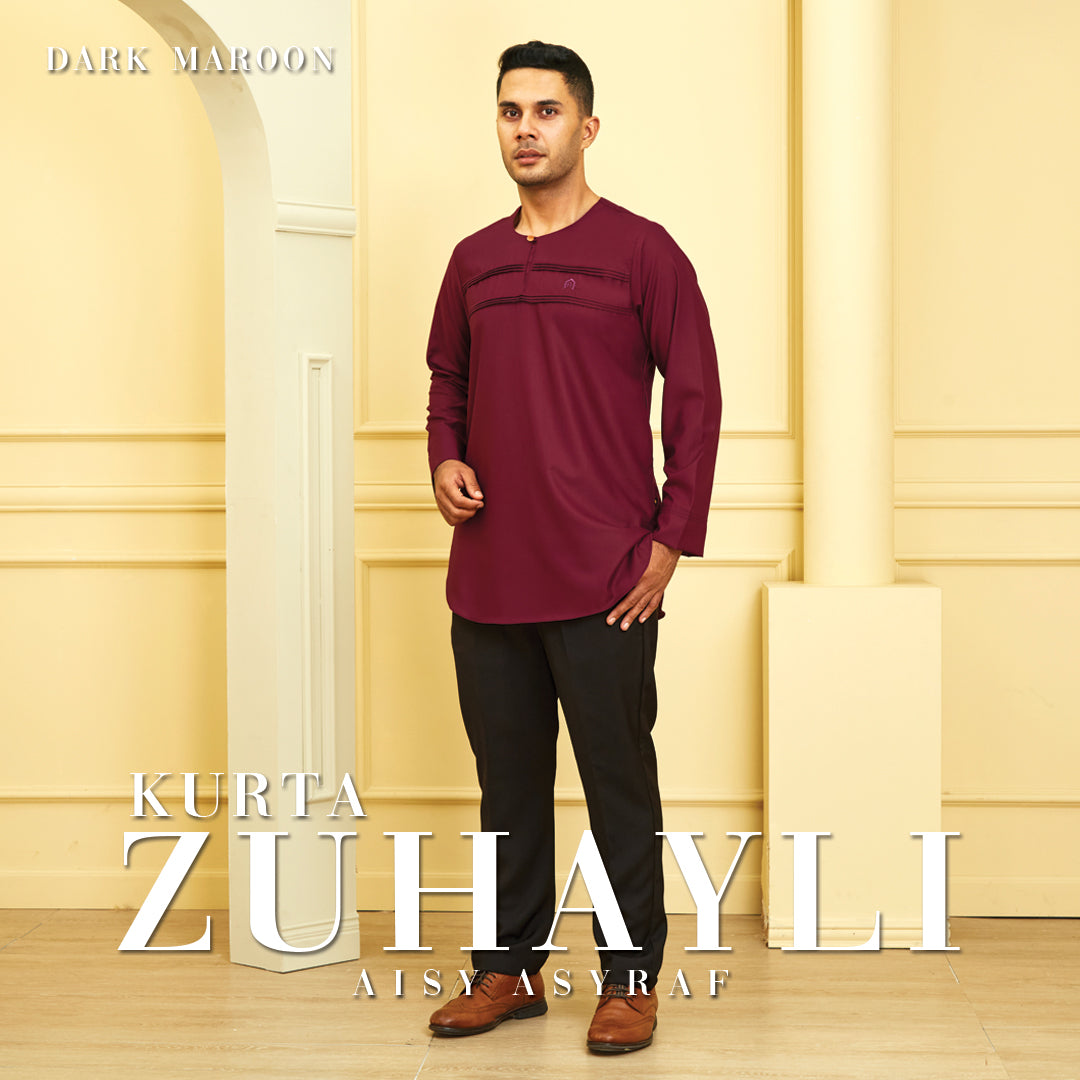 Kurta Zuhayli - Dark Maroon