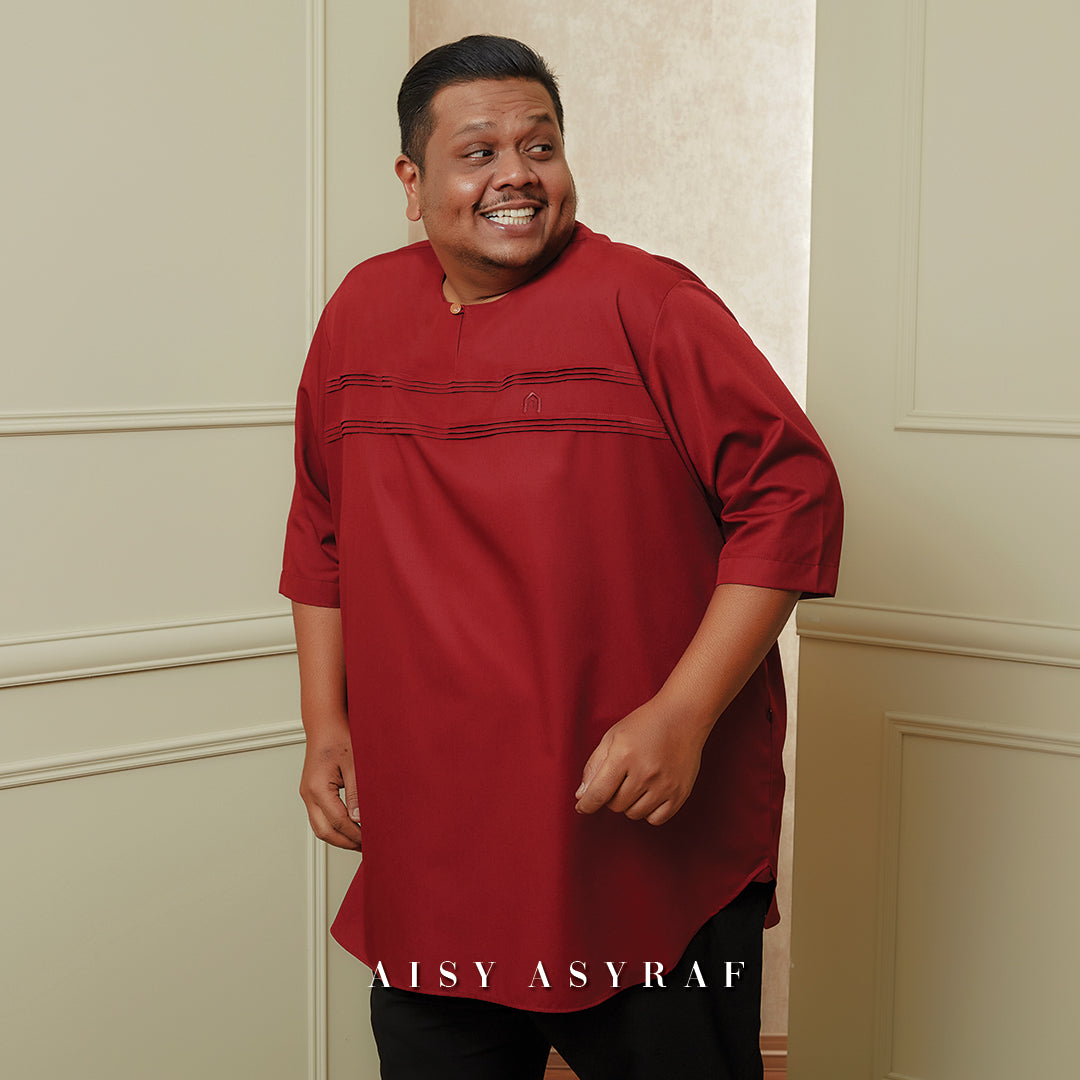 Kurta Jurjani Plussize - Dark Maroon