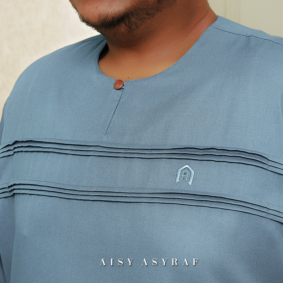 Kurta Jurjani Plussize - Dusty Blue