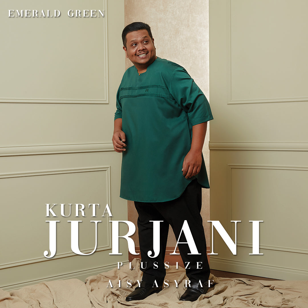 Kurta Jurjani Plussize - Emerald Green