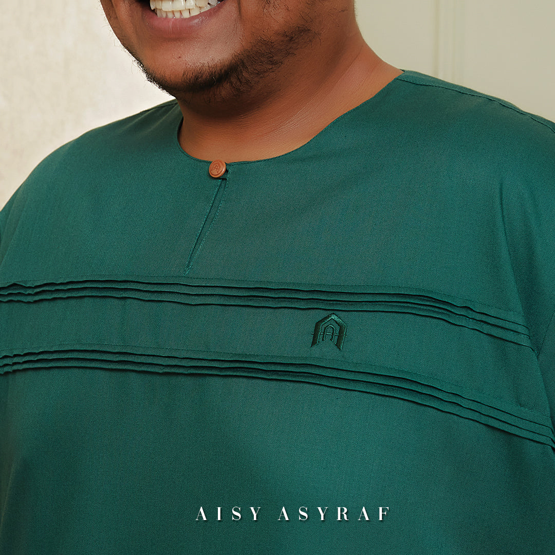 Kurta Jurjani Plussize - Emerald Green
