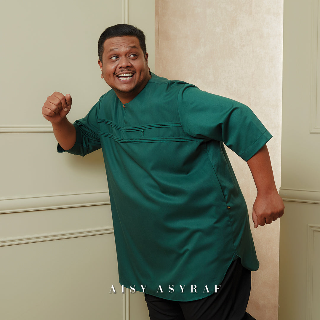 Kurta Jurjani Plussize - Emerald Green