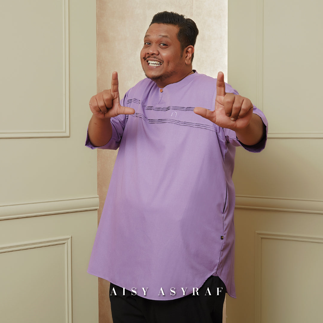 Kurta Jurjani Plussize - Purple Yam
