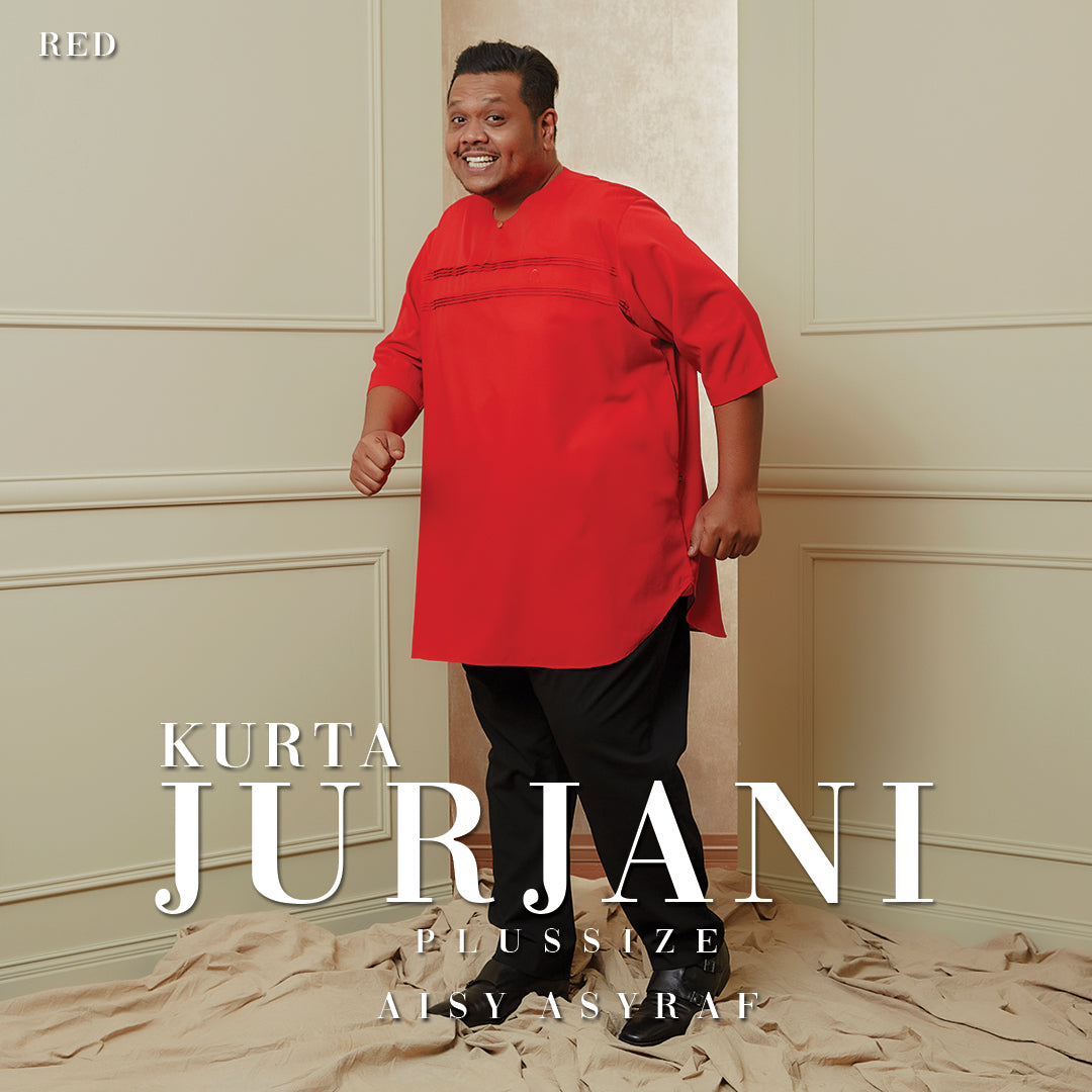 Kurta Jurjani Plussize - Red