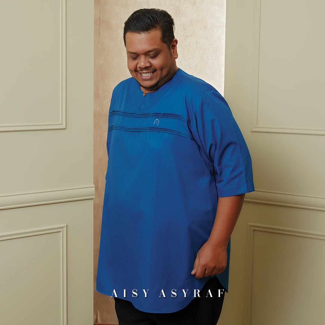 Kurta Jurjani Plussize - Royal Blue