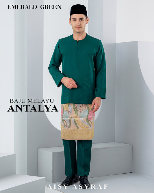 Baju Melayu Antalya Emerald Green